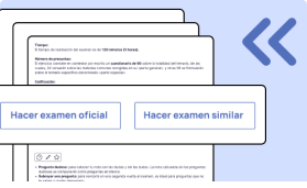 Imagen exámenes oficiales de convocatorias anteriores
